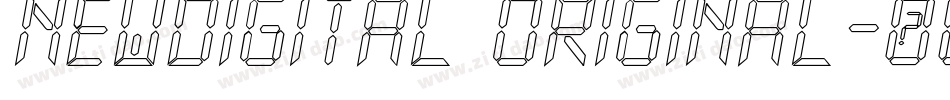NewDigital Original字体转换